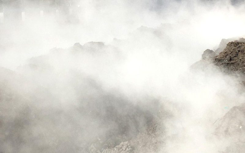 Punto de descarga de aguas residuales de una cocina industrial sujeto a los Valores Máximos Admisibles